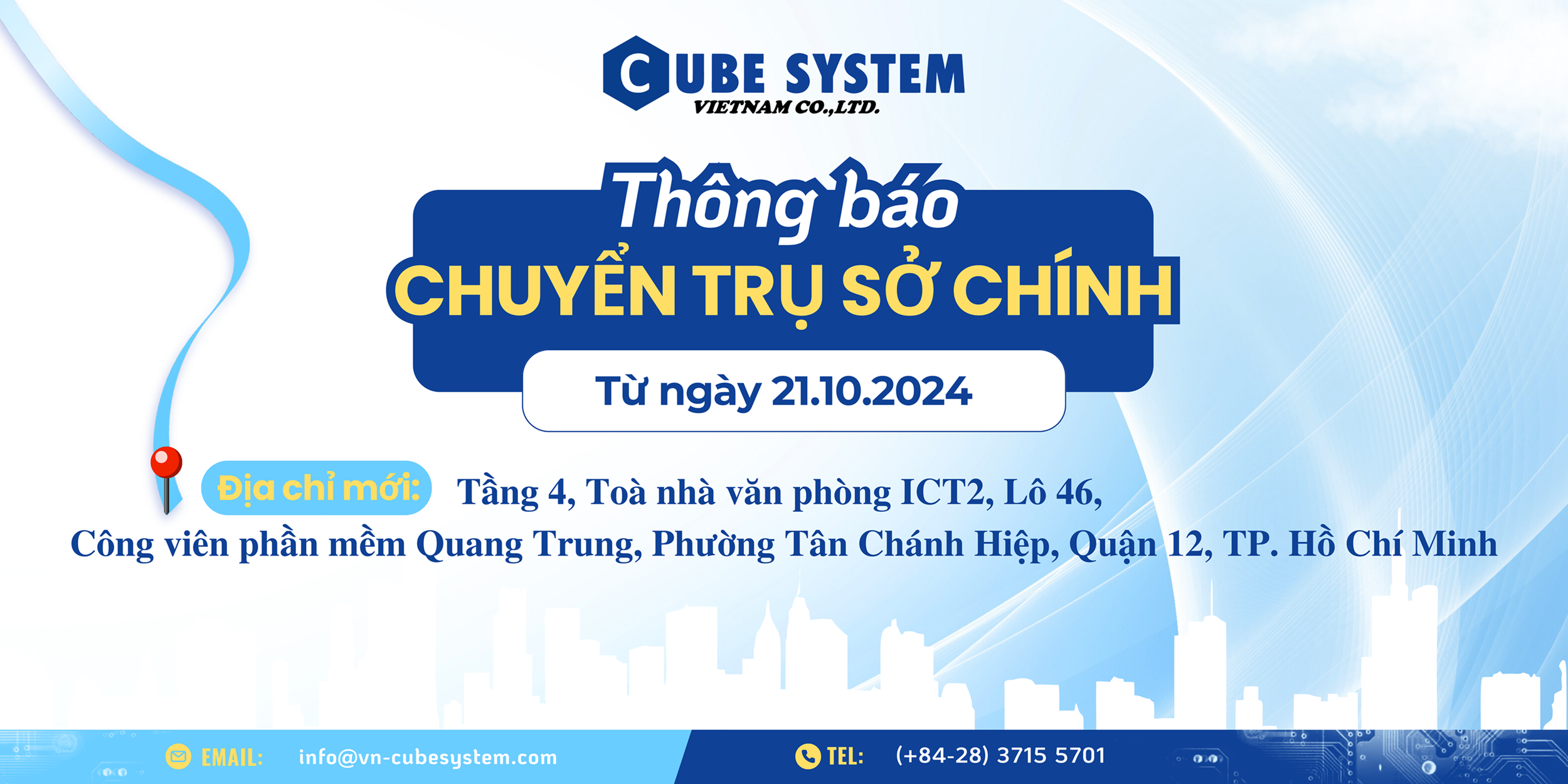 CSV Thong bao doi dia diem tru so chinh